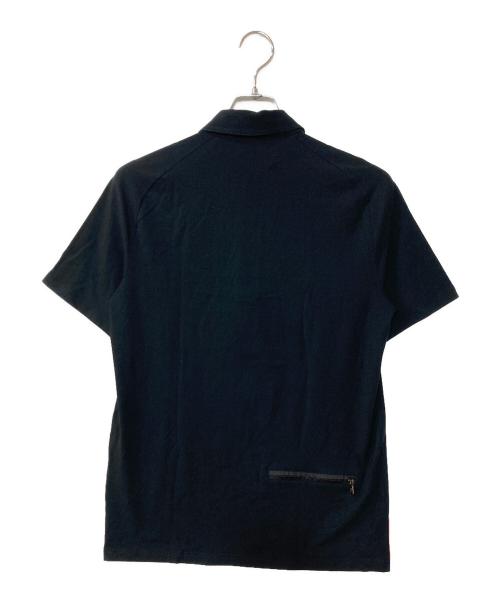 PRADA SPORTS（プラダスポーツ）PRADA SPORTS (プラダスポーツ) ジップポロシャツ ブラック サイズ:Mの古着・服飾アイテム