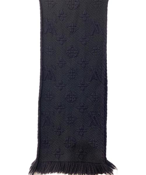 LOUIS VUITTON（ルイ ヴィトン）LOUIS VUITTON (ルイ ヴィトン) ECHARPE LOGOMANIA エシャルプ ロゴマニア ネイビーの古着・服飾アイテム