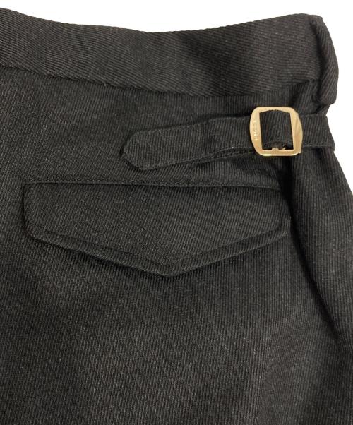 GUCCI（グッチ）GUCCI (グッチ) ウールスラックスパンツ ブラック サイズ:50の古着・服飾アイテム