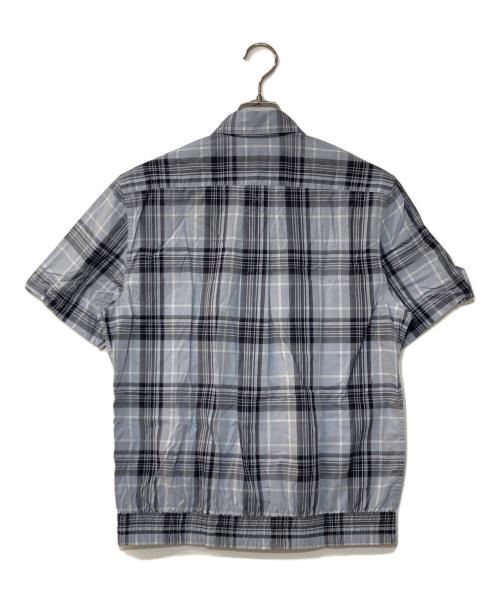 DOLCE & GABBANA（ドルチェ＆ガッバーナ）DOLCE & GABBANA (ドルチェ＆ガッバーナ) チェック半袖シャツ ブルー サイズ:40の古着・服飾アイテム