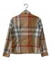 BURBERRY LONDON (バーバリーロンドン) ノバチェック長袖シャツ ブラウン サイズ:40：8000円