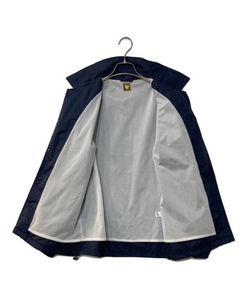 HUMAN MADE（ヒューマンメイド）HUMAN MADE (ヒューマンメイド) ロゴプリントコーチジャケット ネイビー サイズ:Mの古着・服飾アイテム