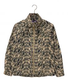 THE NORTHFACE PURPLELABEL（ザ・ノースフェイス パープルレーベル）の古着「Mountain Wind Print Parka」｜グリーン×ベージュ