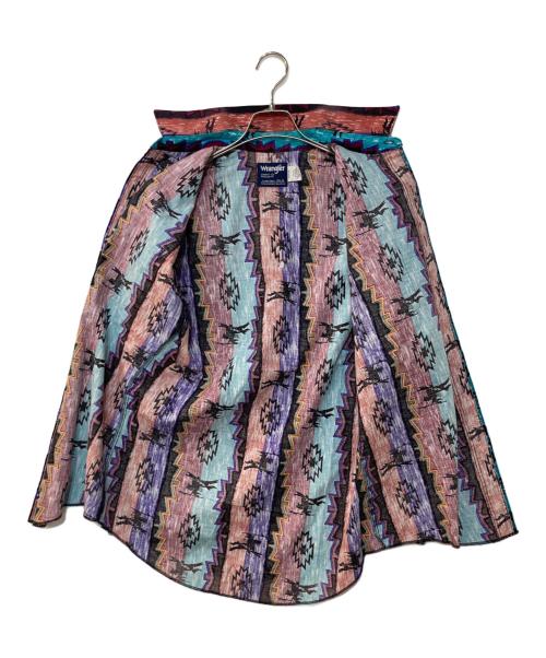 Wrangler（ラングラー）Wrangler (ラングラー) 80’s 総柄ウエスタンシャツ マルチカラー サイズ:15 1/2-33の古着・服飾アイテム