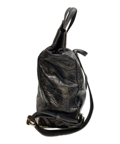 ALEXANDER WANG（アレキサンダー・ワン）ALEXANDER WANG (アレキサンダー・ワン) エナメル バックパック ブラックの古着・服飾アイテム
