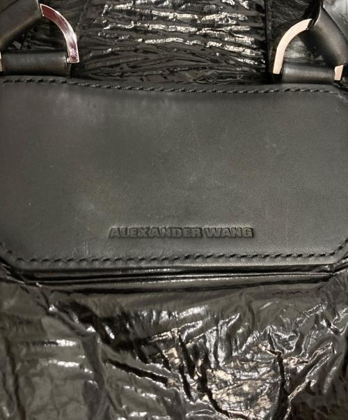 ALEXANDER WANG（アレキサンダー・ワン）ALEXANDER WANG (アレキサンダー・ワン) エナメル バックパック ブラックの古着・服飾アイテム