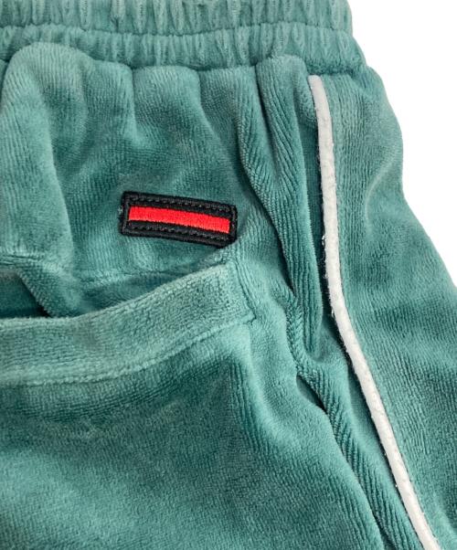 FUBU（フブ）FUBU (フブ) ベロアトラックパンツ グリーン サイズ:XLの古着・服飾アイテム