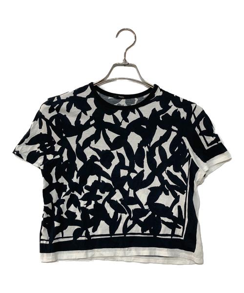 theory（セオリー）theory (セオリー) RINGERTシャツ ホワイト×ブラック サイズ:Sの古着・服飾アイテム