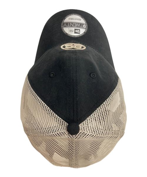 stussy（ステューシー）stussy (ステューシー) メッシュキャップ/9TWENTY SS LINK TRUCKER CAP ブラック×ホワイトの古着・服飾アイテム
