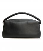 COMME des GARCONSコムデギャルソン）の古着「レザータップハンドルバッグ」｜ブラック