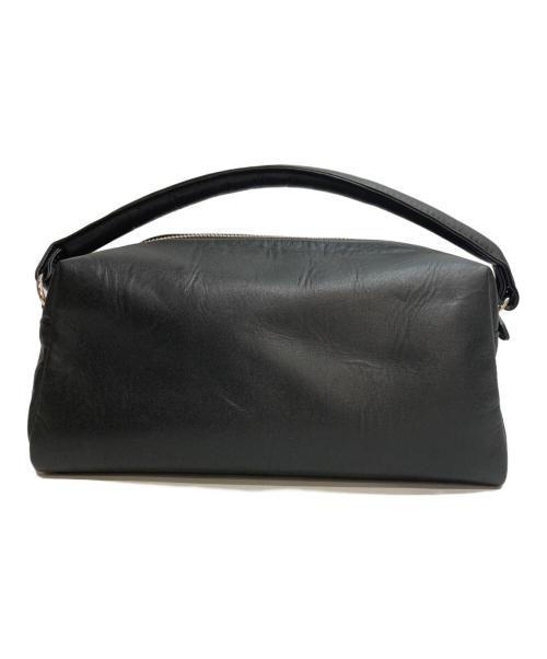 COMME des GARCONS（コムデギャルソン）COMME des GARCONS (コムデギャルソン) レザータップハンドルバッグ ブラックの古着・服飾アイテム