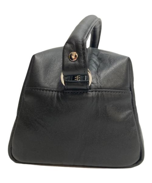 COMME des GARCONS（コムデギャルソン）COMME des GARCONS (コムデギャルソン) レザータップハンドルバッグ ブラックの古着・服飾アイテム