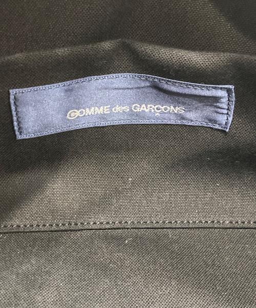 COMME des GARCONS（コムデギャルソン）COMME des GARCONS (コムデギャルソン) レザータップハンドルバッグ ブラックの古着・服飾アイテム