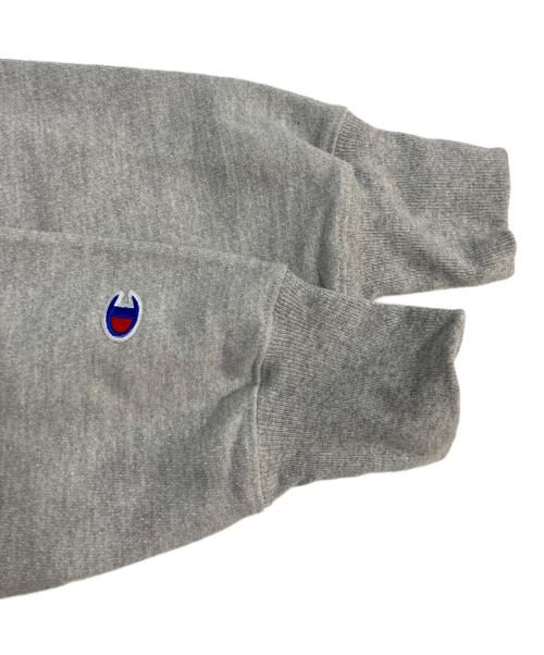 Champion REVERSE WEAVE（チャンピオン リバース ウィーブ）Champion REVERSE WEAVE (チャンピオン リバース ウィーブ) MoMA (モマ) MOMA ロゴフーディ/リバースウィーブフーディ グレー サイズ:XLの古着・服飾アイテム