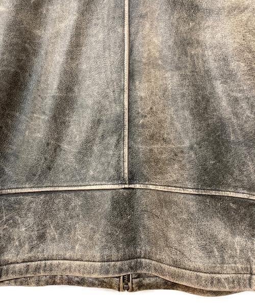 Eddie Bauer（エディーバウアー）Eddie Bauer (エディーバウアー) カウレザージャケット ブラウン サイズ:Mの古着・服飾アイテム