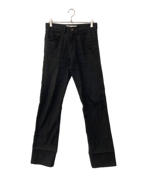 DAIRIKU（ダイリク）DAIRIKU (ダイリク) Straight Flasher Pressed Pants ブラック サイズ:29の古着・服飾アイテム