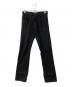 DAIRIKU（ダイリク）の古着「Straight Flasher Pressed Pants」｜ブラック