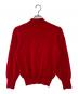 Yves Saint Laurent (イヴサンローラン) スタッズロゴニットポロシャツ レッド サイズ:M：10000円