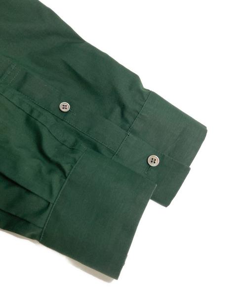 sacai（サカイ）sacai (サカイ) ドッキングレイヤードシャツ グリーン×ネイビー サイズ:3の古着・服飾アイテム