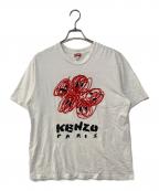 KENZOケンゾー）の古着「Drawn Varsity クラシック Tシャツ」｜ホワイト