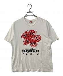 KENZO（ケンゾー）の古着「Drawn Varsity クラシック Tシャツ」｜ホワイト