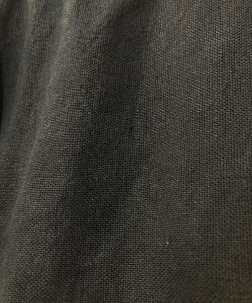 THE SHINZONE（ザ シンゾーン）THE SHINZONE (ザ シンゾーン) COTTON LINEN SHORT JACKET ノーカラージャケット ブラック サイズ:34の古着・服飾アイテム