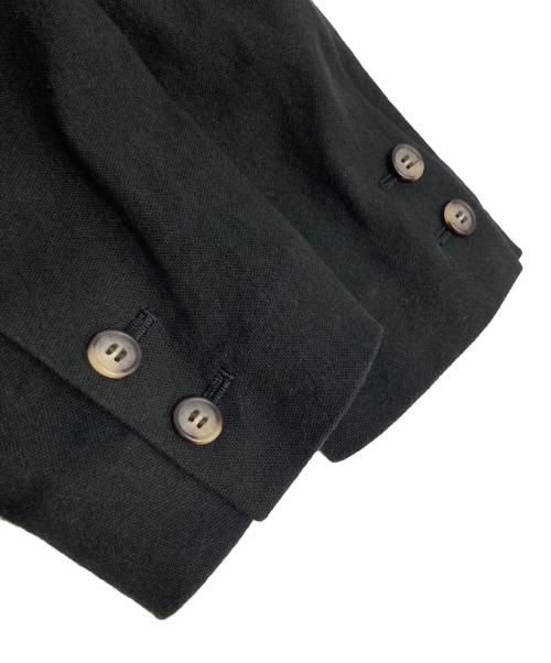 THE SHINZONE（ザ シンゾーン）THE SHINZONE (ザ シンゾーン) COTTON LINEN SHORT JACKET ノーカラージャケット ブラック サイズ:34の古着・服飾アイテム