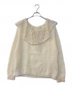 fofofofaー）の古着「PETAL mohair mix knit」｜アイボリー