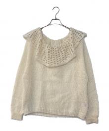 fofofofa（ー）の古着「PETAL mohair mix knit」｜アイボリー