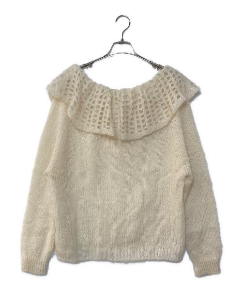 fofofofa（ー）fofofofa (ー) PETAL mohair mix knit アイボリー サイズ:記載なしの古着・服飾アイテム