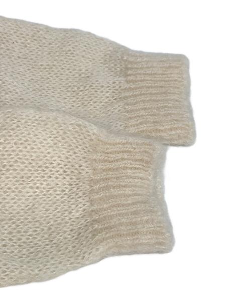 fofofofa（ー）fofofofa (ー) PETAL mohair mix knit アイボリー サイズ:記載なしの古着・服飾アイテム