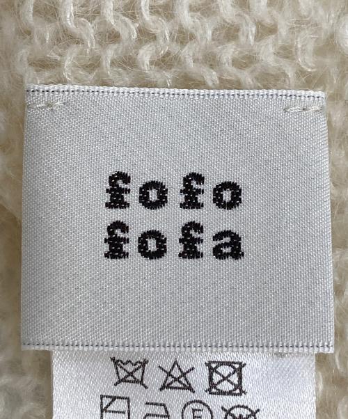 fofofofa（ー）fofofofa (ー) PETAL mohair mix knit アイボリー サイズ:記載なしの古着・服飾アイテム