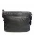 PRADA (プラダ) レザーショルダーバッグ ブラック：55000円