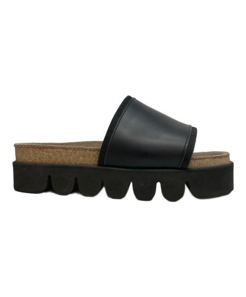 HENDER SCHEME（エンダースキーマ）HENDER SCHEME (エンダースキーマ) caterpillar キャタピラー サンダル ブラック サイズ:2の古着・服飾アイテム