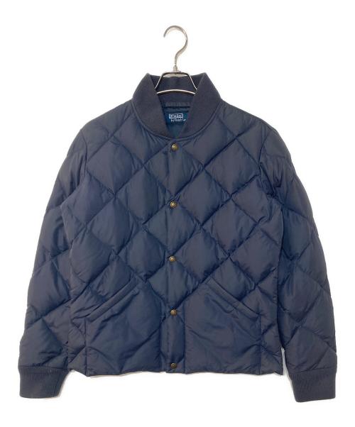 POLO RALPH LAUREN（ポロ・ラルフローレン）POLO RALPH LAUREN (ポロ・ラルフローレン) キルティングダウンジャケット ネイビー サイズ:Lの古着・服飾アイテム