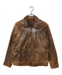 OLD GAP（オールドギャップ）の古着「ラムレザージャケット」｜ブラウン