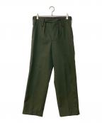 British Armyブリティッシュアーミー）の古着「BARRACK DRESS TROUSERS」｜グリーン