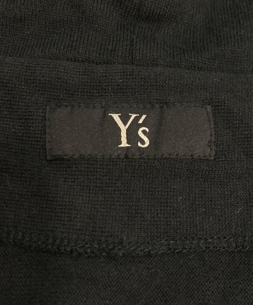 Y's（ワイズ）Y's (ワイズ) フーデッドドルマンカーディガン ブラック サイズ:2の古着・服飾アイテム