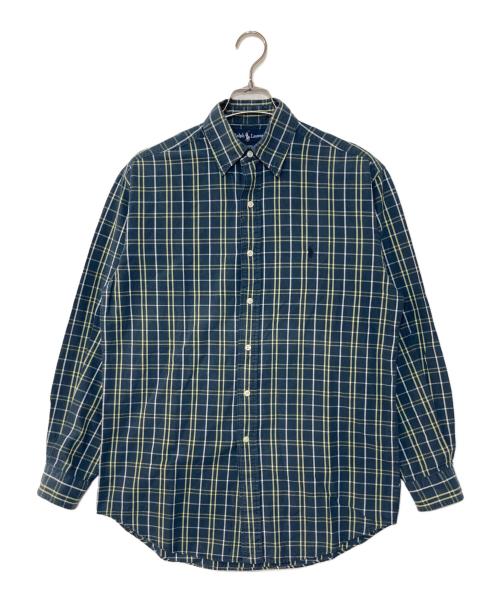 RALPH LAUREN（ラルフローレン）RALPH LAUREN (ラルフローレン) チェックシャツ BLAIRE ブレア ネイビー サイズ:Sの古着・服飾アイテム