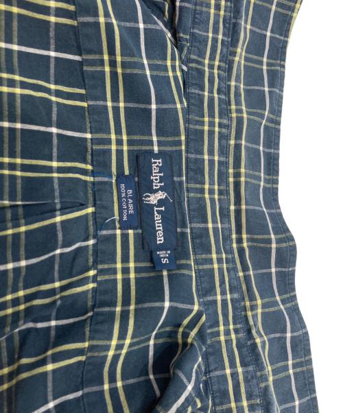 RALPH LAUREN（ラルフローレン）RALPH LAUREN (ラルフローレン) チェックシャツ BLAIRE ブレア ネイビー サイズ:Sの古着・服飾アイテム