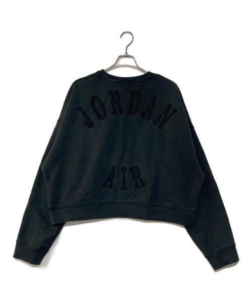 NIKE（ナイキ）NIKE (ナイキ) JORDAN IH CROP FLEECE L/S CREW ブラック サイズ:Mの古着・服飾アイテム