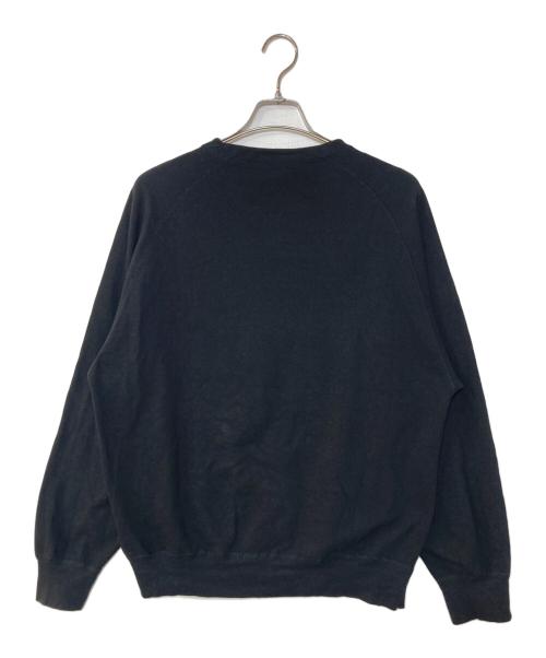 COMOLI（コモリ）COMOLI (コモリ) LWコットン裏毛 クルーネック ブラック サイズ:2の古着・服飾アイテム