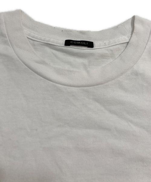 COMOLI（コモリ）COMOLI (コモリ) コットンジャージ半袖Tシャツ ホワイト サイズ:2の古着・服飾アイテム