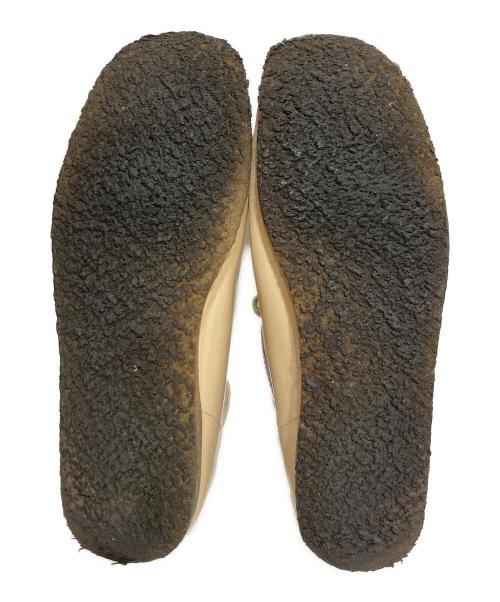 CLARKS（クラークス）CLARKS (クラークス) Supreme (シュプリーム) Patent Leather Wallabee/パテント ワラビー ベージュ サイズ:US7の古着・服飾アイテム