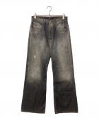 Acne studiosアクネ ストゥディオズ）の古着「2021M Black Trafalgar ルーズフィットジーンズ」｜ブラック