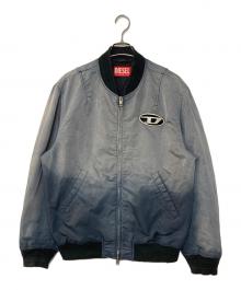 DIESEL（ディーゼル）の古着「J-Kepes ボンバージャケット」｜グレー