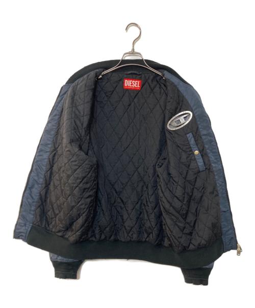 DIESEL（ディーゼル）DIESEL (ディーゼル) J-Kepes ボンバージャケット グレー サイズ:48の古着・服飾アイテム