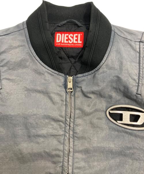 DIESEL（ディーゼル）DIESEL (ディーゼル) J-Kepes ボンバージャケット グレー サイズ:48の古着・服飾アイテム