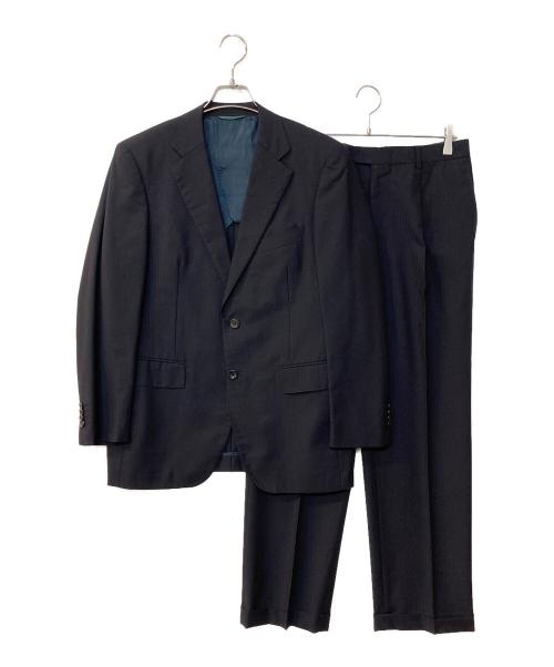 ERMENEGILDO ZEGNA（エルメネジルド・ゼニア）ERMENEGILDO ZEGNA (エルメネジルド・ゼニア) セットアップスーツ ネイビー サイズ:96AB5の古着・服飾アイテム