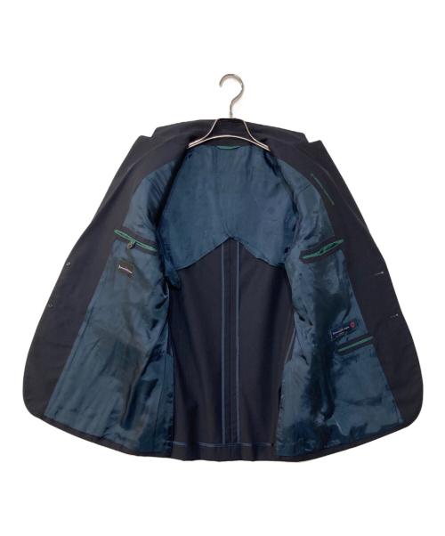 ERMENEGILDO ZEGNA（エルメネジルド・ゼニア）ERMENEGILDO ZEGNA (エルメネジルド・ゼニア) セットアップスーツ ネイビー サイズ:96AB5の古着・服飾アイテム